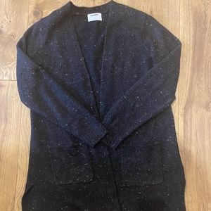 Black speckled cardigan
